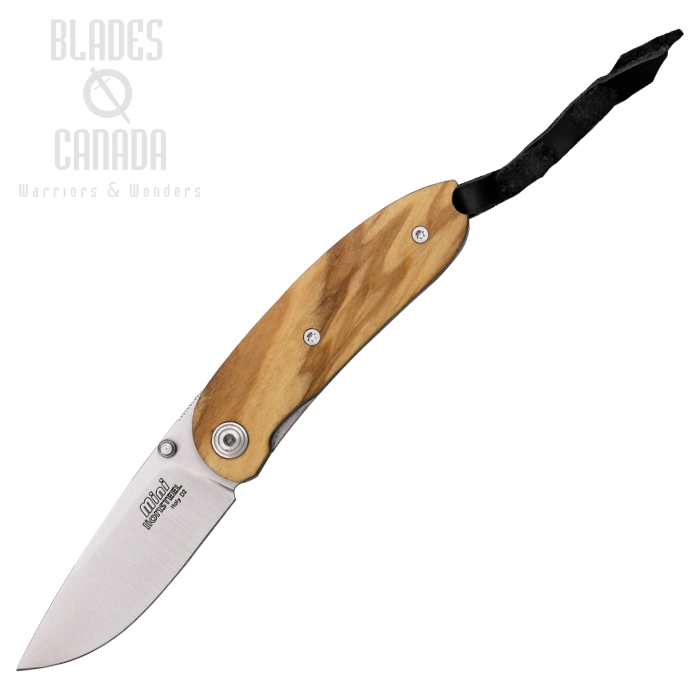 Lion Steel 8210 UL Mini Folding Knife, D2 Steel, Olive Wood, 8210UL